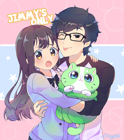 Goofy Couple design illustration
