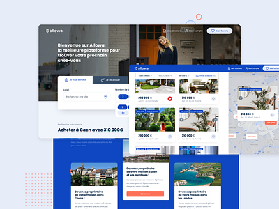 Allowa — Real Estate Plateform design real estate ui ux web website