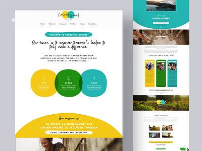 Conscious Ground Australia australia branding concious concious ground education foundation illustration leading learning living logo uidesign uiux userinterface ux learning uxdesign uxresearch voluntary volunteer websiteux