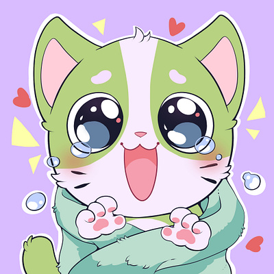 Happy Cat design illustration