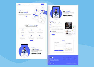 Web Design Bantu Warga design mobile ui ui ui design ux web