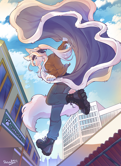 Parkour Pacifica design illustration