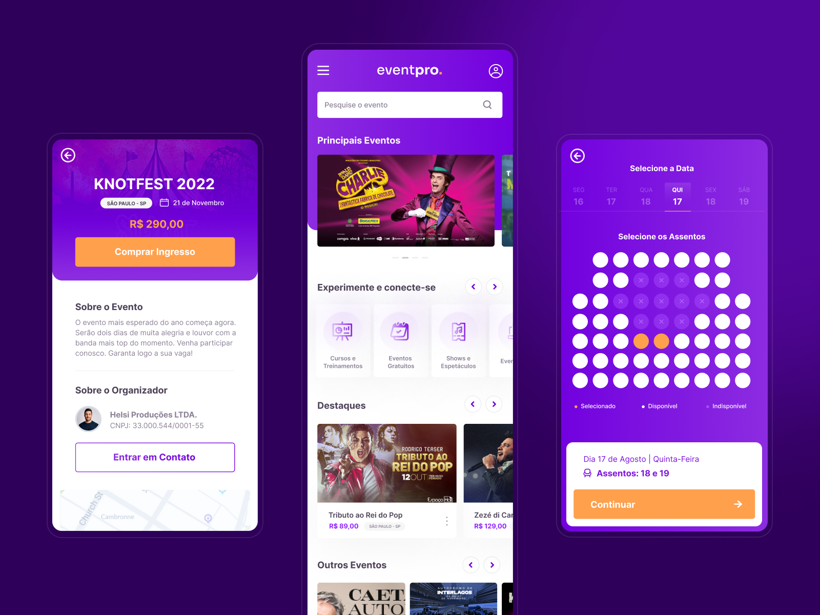 EventPro App by Henrique Silveira on Dribbble