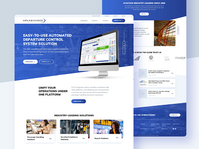 Airline Choice :: Homepage abstract angle angles aviation blue card style digital homepage iconography icons industry modern saas sketch software tech web web design website wings