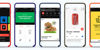 Grocery App app design minimal ui ux