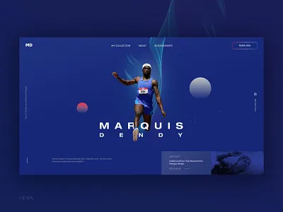 Marquis Dendy Website screen design ui ui design web website