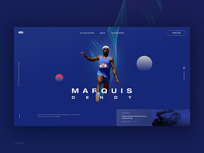 Marquis Dendy Website screen design ui ui design web website