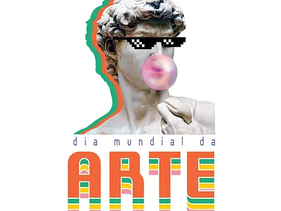 Art's Day design digital collage graphic design illustration