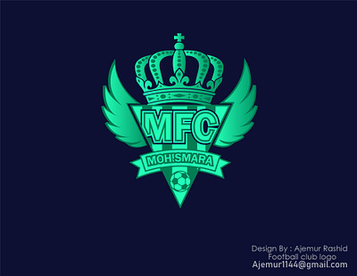 MFC Football club logo awesome logo branding cover design design graphic design illustration logo mfc mfc logo typography design typography logo ui vector