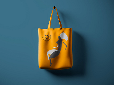 Lady in the sun branding design digital collage graphic design illustration product design