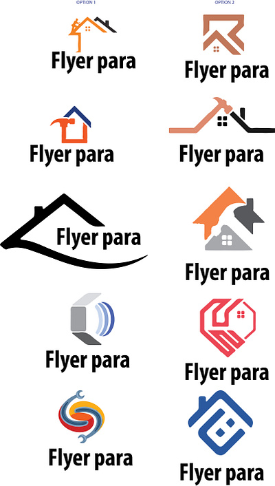 Flyer logo branding logo