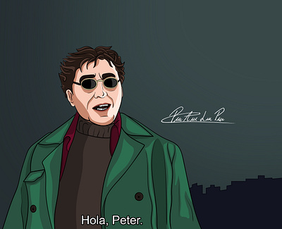 Ilustración Doctor Octopus, Spider-Man: No Way Home adobe branding design drawing graphic design icon illustration ilustrator logo personaje photoshop spiderman ui ux vector