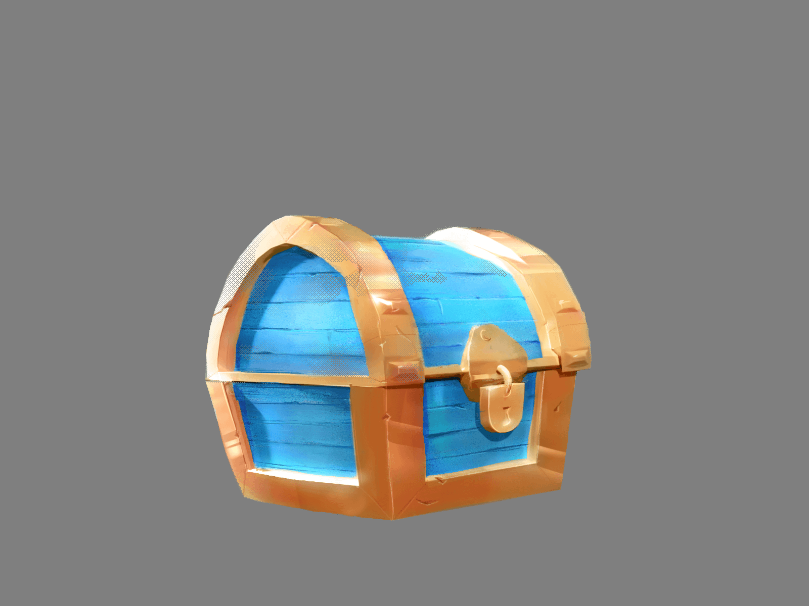 Treasure Chest Spine Animation animated animation chest fantasy fx gif illustration spine spine2d treasure