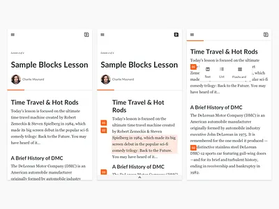 Note-taking tool - Design test, mobile mobile ui ux