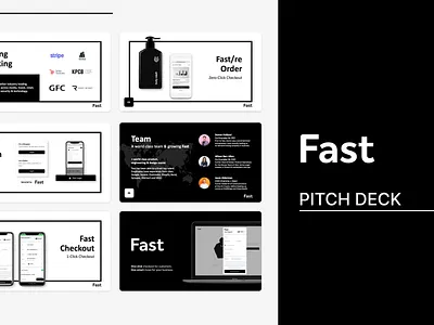Fast Pitch Deck Template business design fast checkout pitch pitch deck pitch deck design pitch deck template pitchdeck ppt presentation presentation deck presentation design presentation designer presentation template slide deck slide design slidebean startup template template design