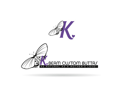 K. Beam Logo Design Concept branding design vector