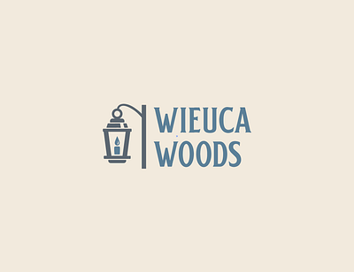 Wieuca Woods atlanta community home lantern light logo neighborhood signage subdivision woods