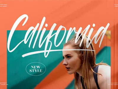 California - Handwritten Font app branding design icon illustration logo typography ui ux vector