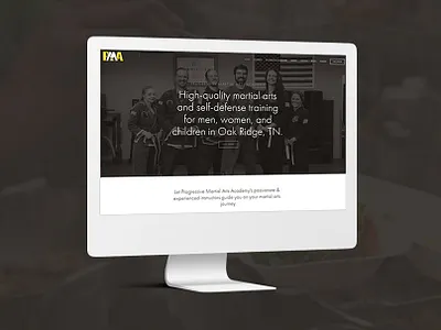 Progressive Martial Arts Academy | Website redesign for Martial wordpress design toronto