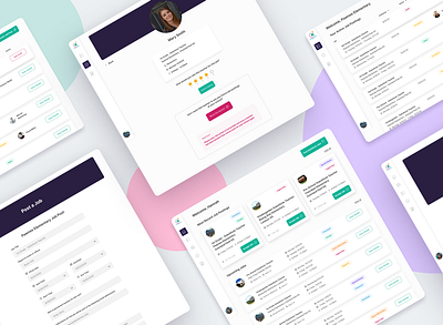 ECE Substitues - Web App Design dashboard design digital product education graphic design interface product design ui user experience ux web web app web design website