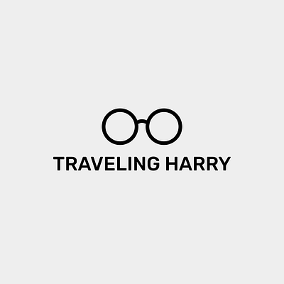 Harry Potter Logo with Glasses | Turbologo brand design branding design film glasses graphic design harry potter illustration logo logo design magic magician travel channel travel club typography ui ux vector wizard