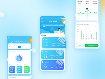 UI STUDY REPORT APP #2 app illustration ui