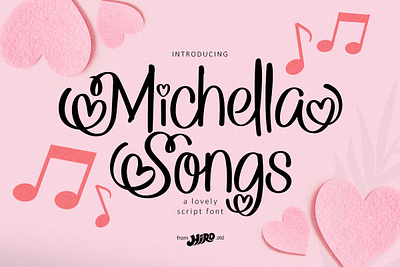 Michella Songs - Lovely Script Font font handmade handwritten