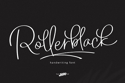 Rollerblack - Handwriting Font font stylistic typography