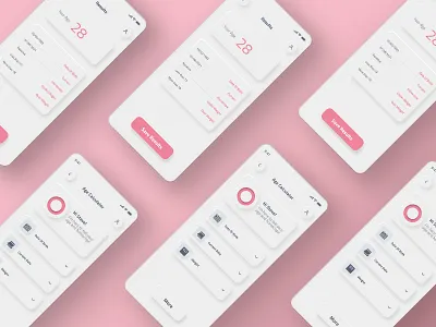 Neumorphic Age Calculator age calculator age calculator app app design app ui bmi ui calculator calculator app ui dribble best shot modernism neumorphic neumorphic app design neumorphic design neumorphism neumorphism ui uiux design weightui