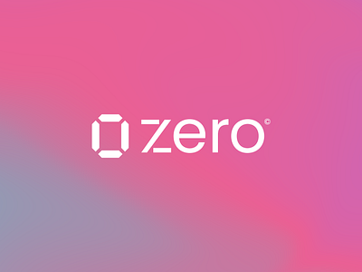 Zero© abstract background branding cloud crypto design digital gradient graphic design identity logo logo design minimal modern modern logo nft storage