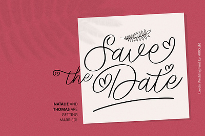 Lovely Wedding - Script Font luxury font