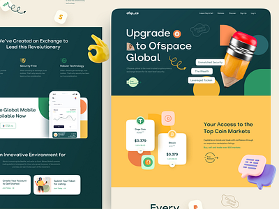 Fin-tech Web Design I Ofspace 2021 trend brand brand guideline branding branding agency dribbble best shot fintech fintech app fintech web fintech web design ofspace ofspace agency web design website design