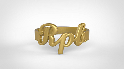 Ring - 3D model 3d 3dprinting art artistic blender creative customized design ring solidworks