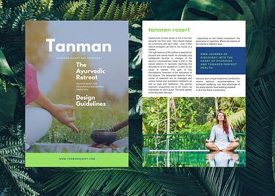 TanMan Resort E Brochure design