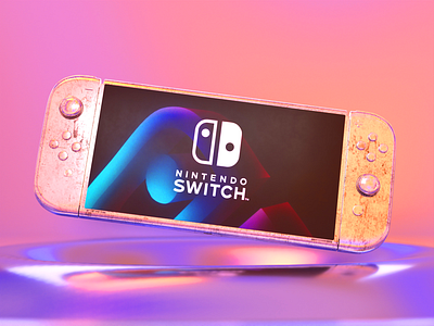 Nintendo Switch 3d 3dart 3dartwork 3dgraphic 3dillustration 3dmotion 3dsmax animation b3d blender c4d colorful console game logomotion nintendo nintendoswitch pooyasetayesh pooyast render