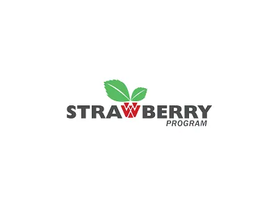 Logo Design abstract adobe illustration brand brand identity branding colorful design flat graphic design icon illustration logo logo mark logodesign logotype minimal strawberry typography