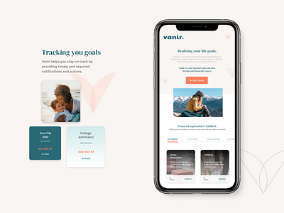 ~ Vanir | Mobile ~ app branding design finance fintech illustration minimal mobile app stocks tech ui ux vanir