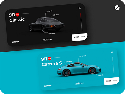 Exotic car rental mobile app app ui beautidul branding car clean dark design exotic illustration menu minimal mobile mobile ui rent rental saturn showcase super car ui ux