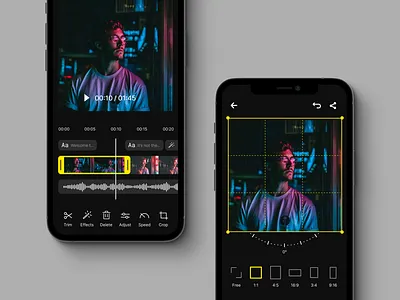 Video editing app concept