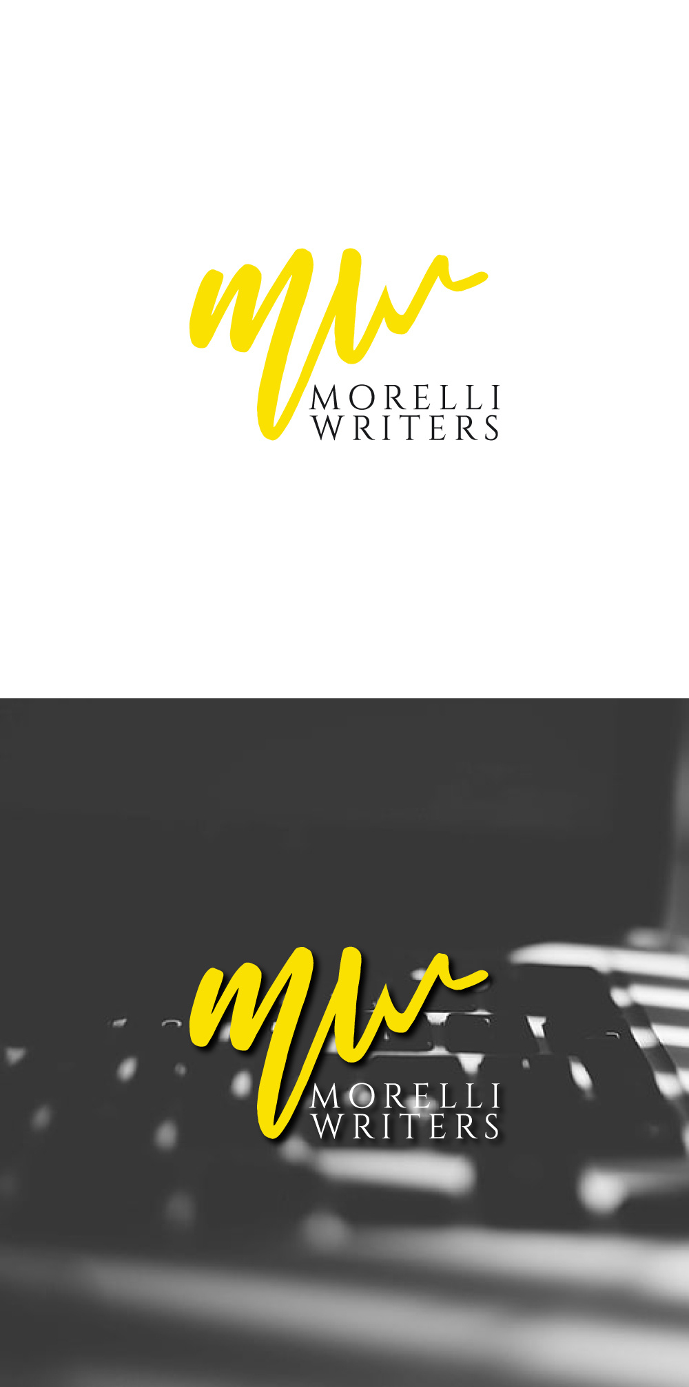Morelli Writers - Logo Concept branding creative design creative logo elegant minimalist modern signature typography