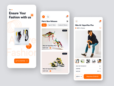 E-commerce - Mobile App 3d brand cloths e commerce e commerce design e commerce mobile e commerce mobile app e commerce shop ecommerce ecommerce mobile fashion app graphic design interface minimal mobile app design popular design shop shopping splash trend design