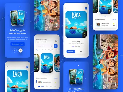 Netflix Movie App Design app cartoons cinema disney film graphic design movie netflix tv ui ux