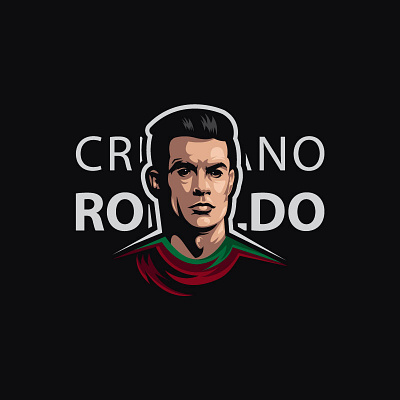 Cristiano Ronaldo adobe illustrator branding coreldraw cristianoronaldo design football illustration logo manchesterunited ronaldo ui vector