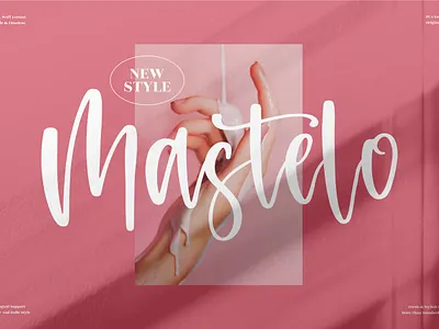 Mastelo - Beautiful Handwritten Font app branding design icon illustration logo typography ui ux vector