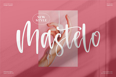 Mastelo - Beautiful Handwritten Font app branding design icon illustration logo typography ui ux vector