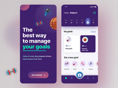 The goal mobile application app app design application dark design goal goal mobile application mobile mobile design ui ui ux ui design uidesign uiux ux ux design ux ui uxdesign uxui video