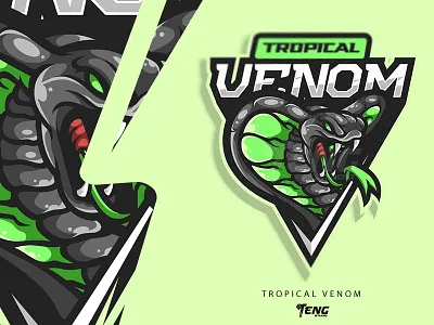 TROPICAL VENOM branding character design esport illustration logo mascot sport ui