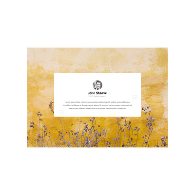 Testimonials - Daily UI :: 039