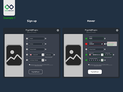 Sign up form for betting site betting site concept design graphic design illustration minimal registration sign up ui ux web web design wireframe