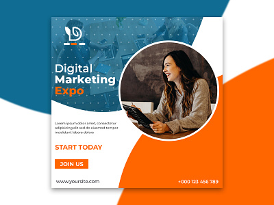 DIGITAL MARKETING BANNER banner branding design digital banner digital marketing digital marketing banner graphic design illustration logo motion graphics photoshop banner social media banner ui ui banner ux vector web banner